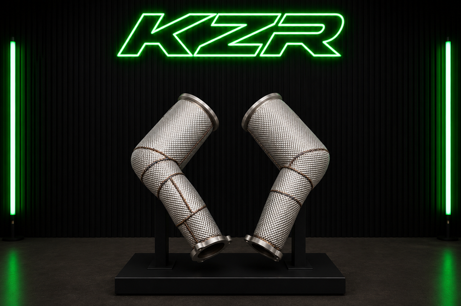 Audi RS5 B9 downpipes med racekatalysator – bild 1