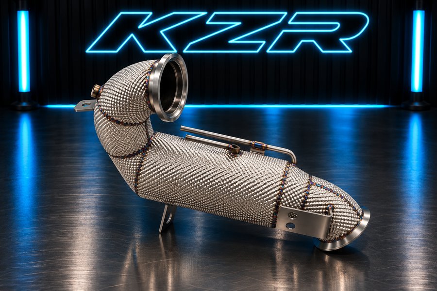 Mercedes-AMG GLE53 – Catless Downpipe med Värmeskydd