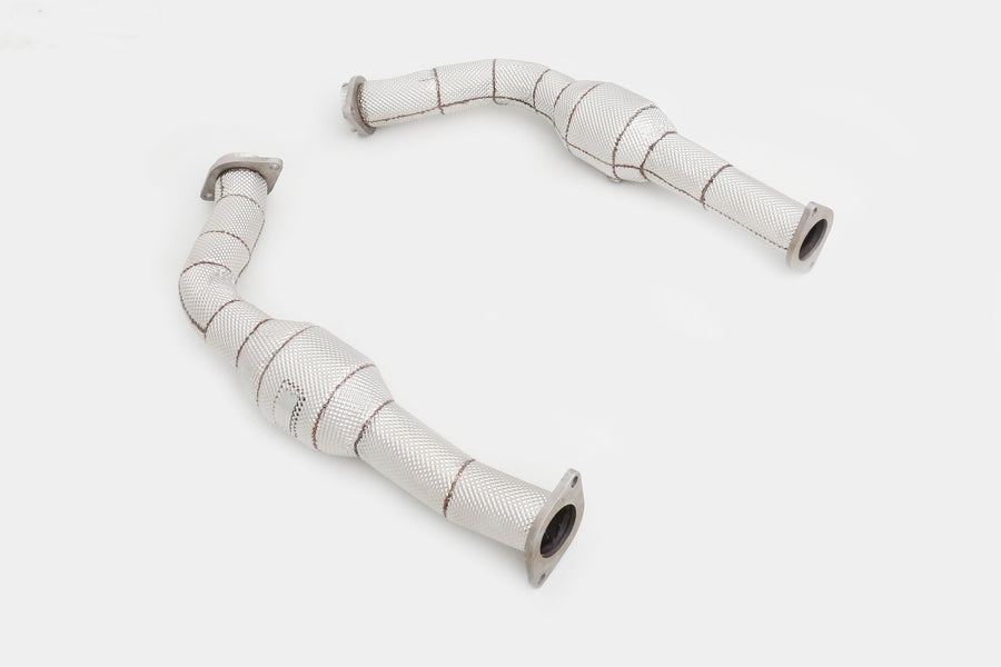 Dodge Ram TRX 6,2 – downpipes med värmeskydd