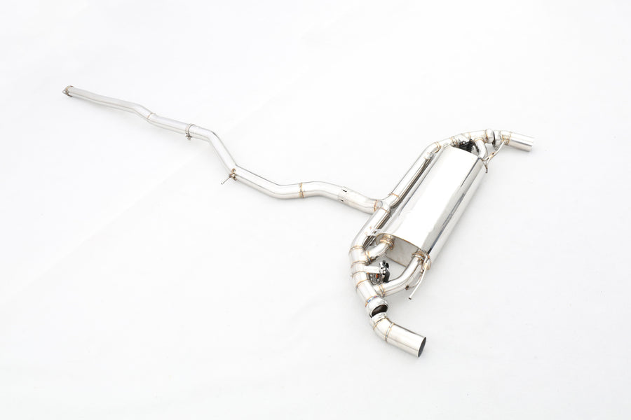 Volvo XC90 2,0T – catback-avgassystem med spjäll | Rostfritt
