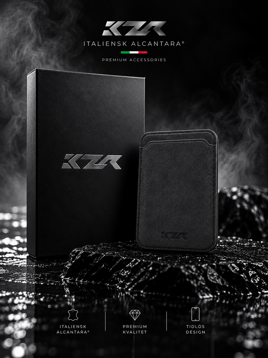 KZR MagSafe-korthållare i Alcantara®