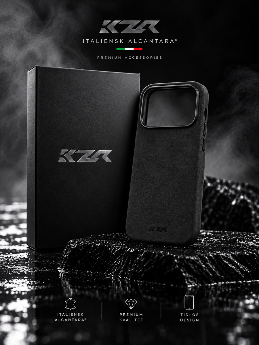 KZR iPhone-skal i Italiensk Alcantara®