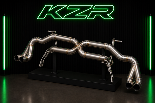 Audi R8 V8 catback-avgassystem i titan