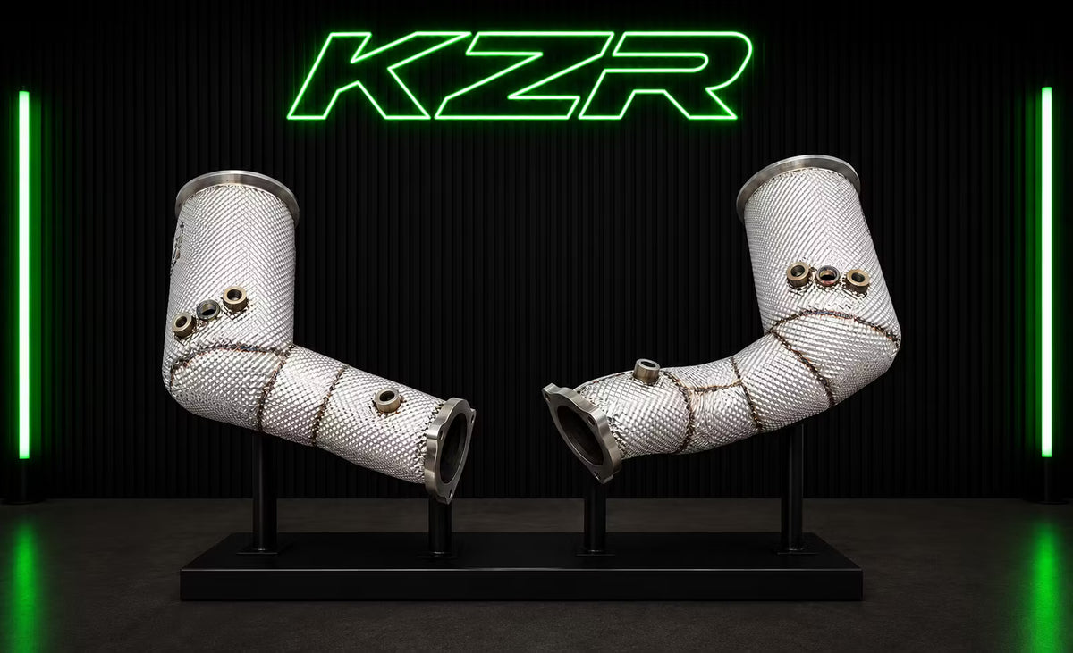 Audi RS4/RS5 B9 downpipes med racekatalysator – bild 1