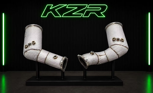 Audi RS4/RS5 B9 downpipes med racekatalysator – bild 1