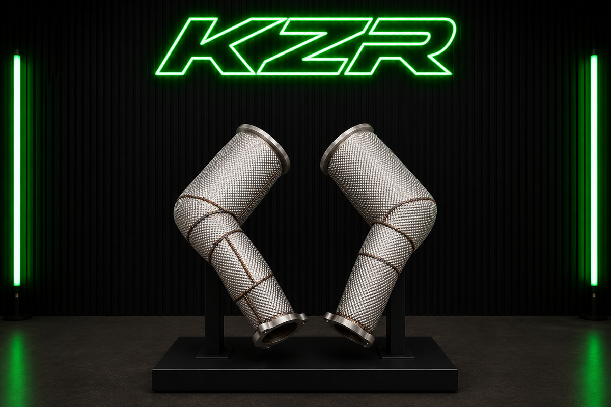 Audi RS5 B9 downpipes med racekatalysator – bild 1