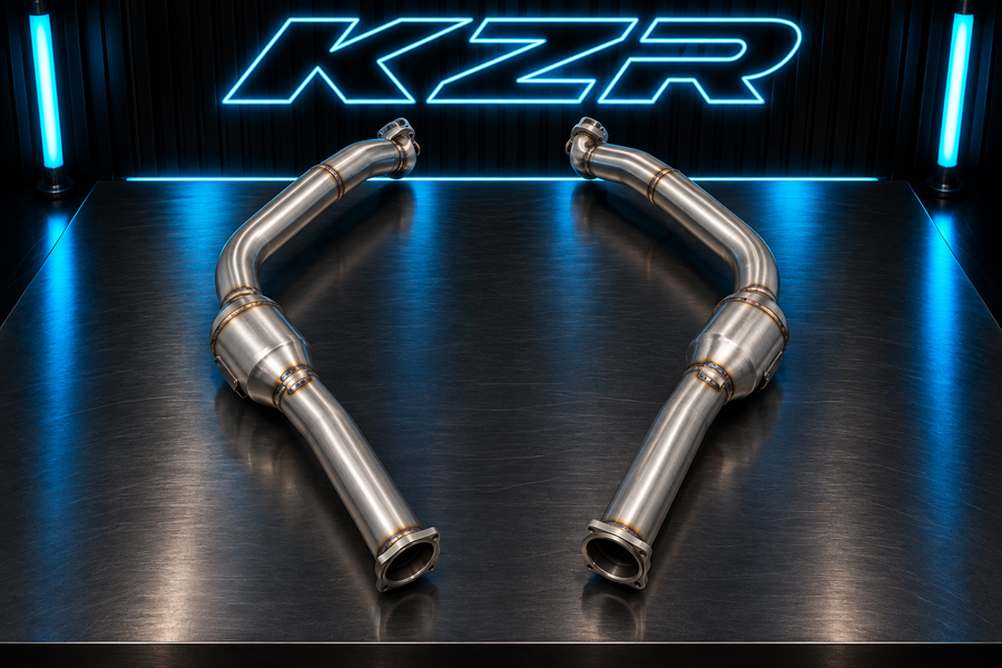 Mercedes-AMG G63 W463 – Downpipes med Racekatalysator
