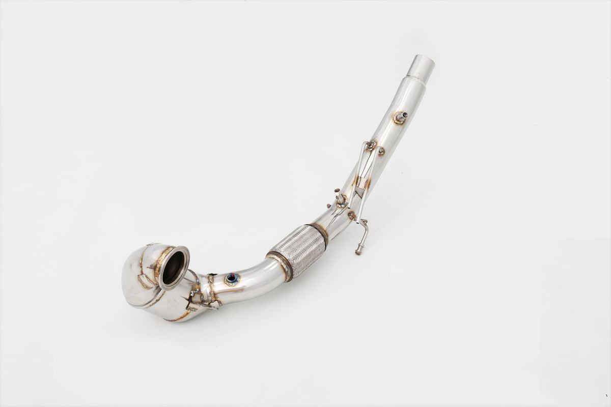 Volkswagen Golf GTI Mk8 – downpipe med racekatalysator | Rostfritt