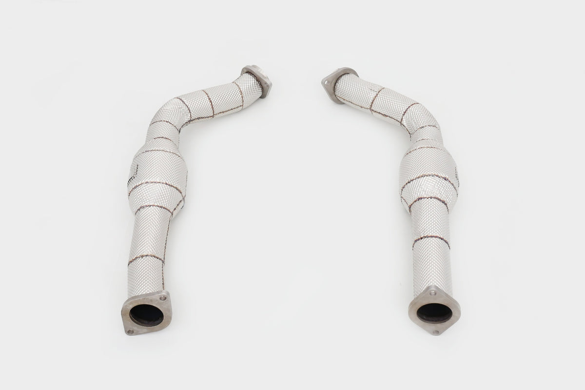 Dodge Ram TRX 6,2 – downpipes med värmeskydd