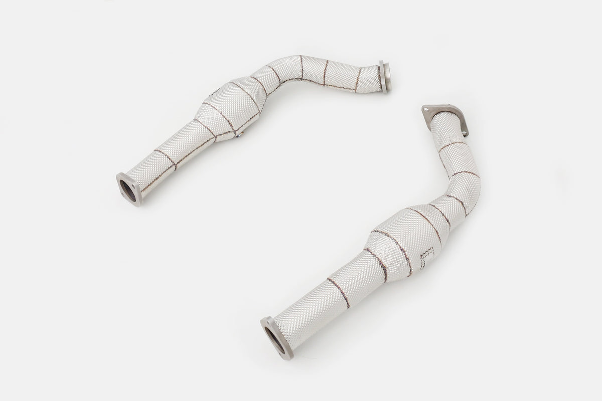 Dodge Ram TRX 6,2 – downpipes med värmeskydd