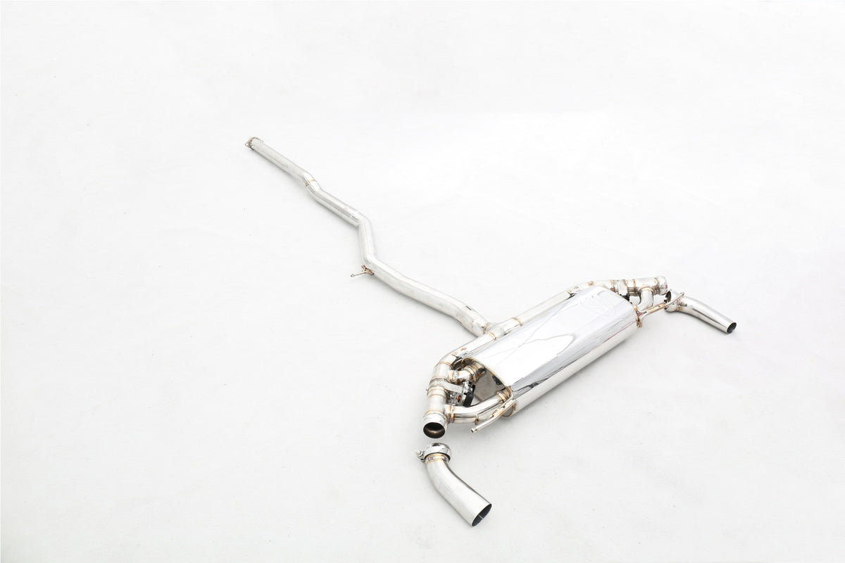 Volvo S60 T4/T5 – catback-avgassystem med spjäll | Rostfritt