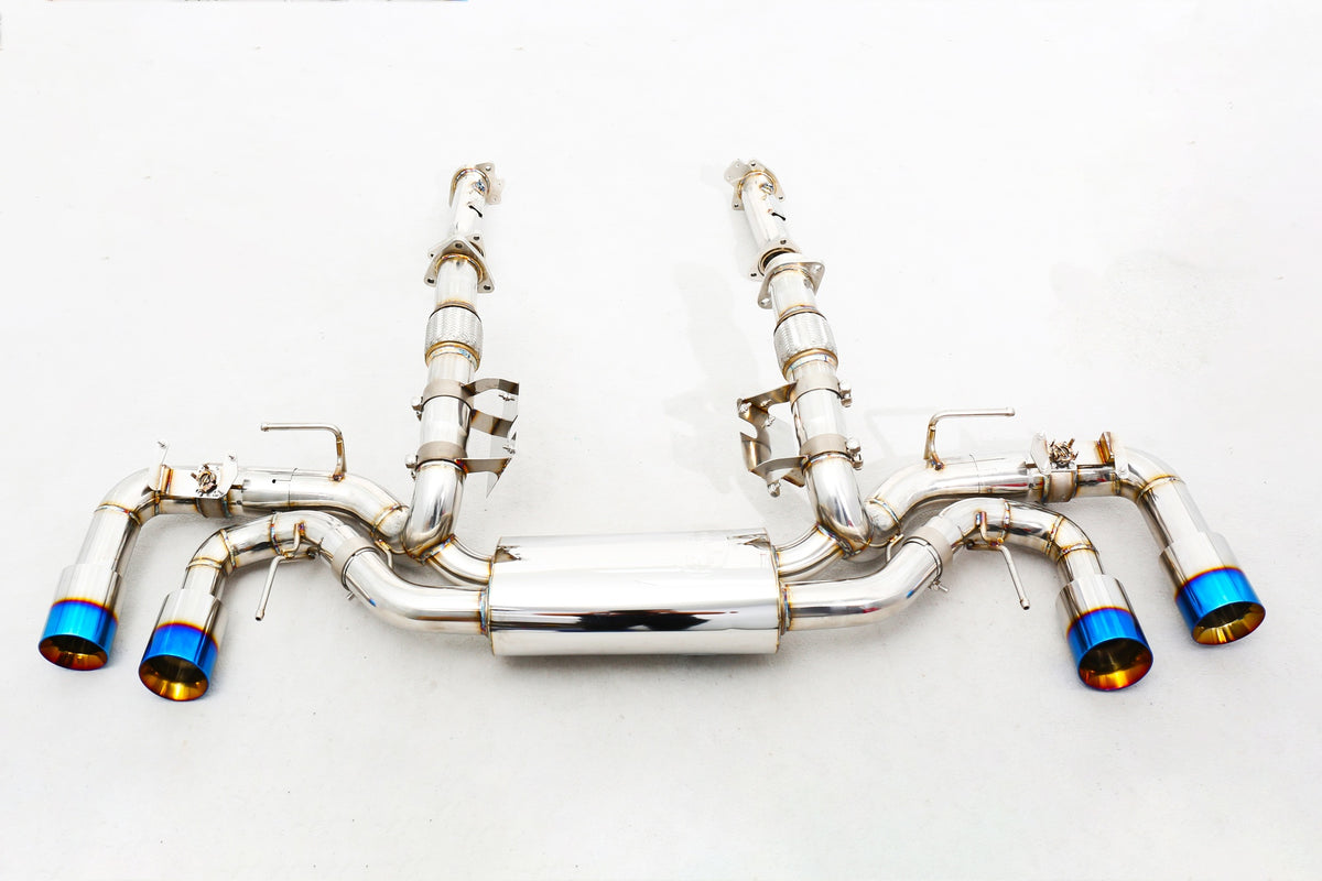 Chevrolet Corvette C8 – Avgassystem med spjäll | Rostfritt