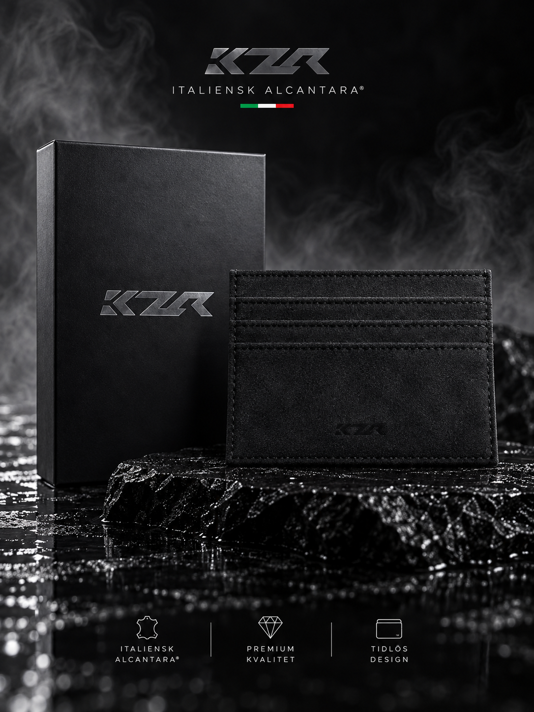 KZR Premium Cardholder – Italiensk Alcantara